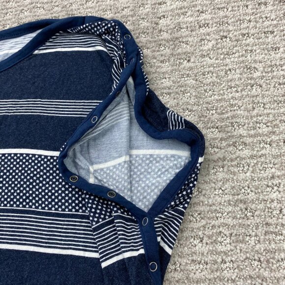 Thyme Maternity Nursing Sleeveless Shirt Sides Button Up Women Large L Stretchy - Picture 3 of 8